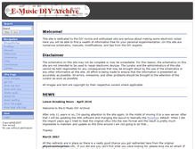 Tablet Screenshot of emusic-diy.org